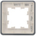 BRITE Рамка 1-местная РУ-1-2-Бр стекло белый RE IEK