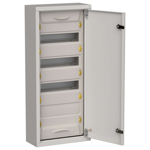 TITAN 5 Корпус металлический ЩРн-48 (1х48) 710х310х140мм IP31 серый (одна дверь) IEK