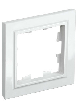 BRITE Рамка 1-местная РУ-1-БрБ белый IEK