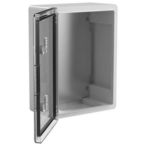 Корпус пластиковый ЩМПп 400х300х170мм прозрачная дверь УХЛ1 IP65 IEK