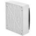 UNION Compact Корпус пластиковый ЩРН-П-18 IP41 черная прозрачная дверь IEK