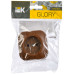 GLORY Розетка 1-местная для открытой установки без заземления без защитных шторок 10А РС20-2-ХД дуб IEK
