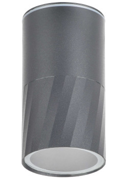 Светильник уличный 5222 потолочный под лампу GU10 IP65 серый IEK