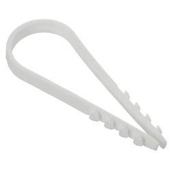 Дюбель-хомут 19-25мм для круглого кабеля нейлон серый (100шт/упак) GENERICA