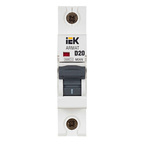 ARMAT Автоматический выключатель M06N 1P D 20А IEK