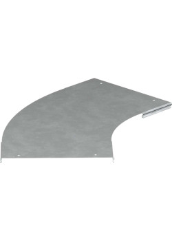 Крышка поворота лестничного LESTA 45град основание 400мм R300 HDZ IEK