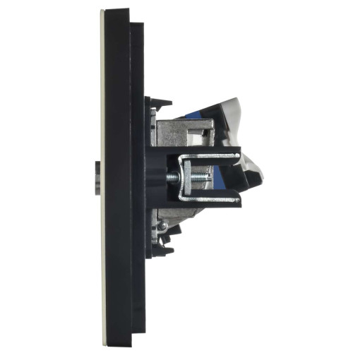 FORTE&PIANO Розетка двойная TV+RJ45 кат.6 FP837M металл серый сланец IEK FORTE&PIANO Розетка двойная TV+RJ45 кат.6 FP837M металл серый сланец IEK