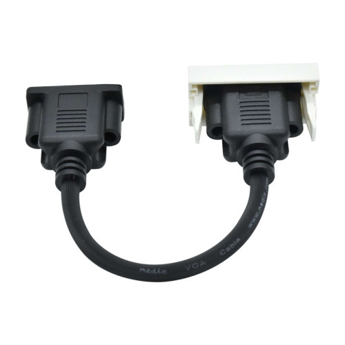 PRIMER РКМ-10-20-П Розетка мультимедийная VGA M/M (1 модуль) белая IEK