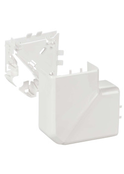 DLP Угол плоский 90град для кабель-канала 105х50мм белый