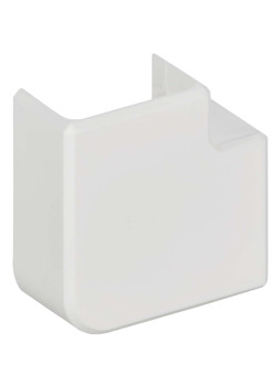 METRA MINI Поворот на 90град 15х10мм белый