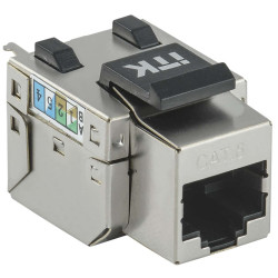 ITK Модуль Keystone Jack кат.6 FTP 110 IDC 90град розеточный