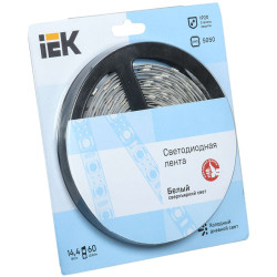 Лента светодиодная 5м блистер LSR-5050W60-14,4-IP20-12V IEK