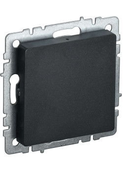 BRITE Заглушка с суппортом МЗ10-БрЧ черный IEK