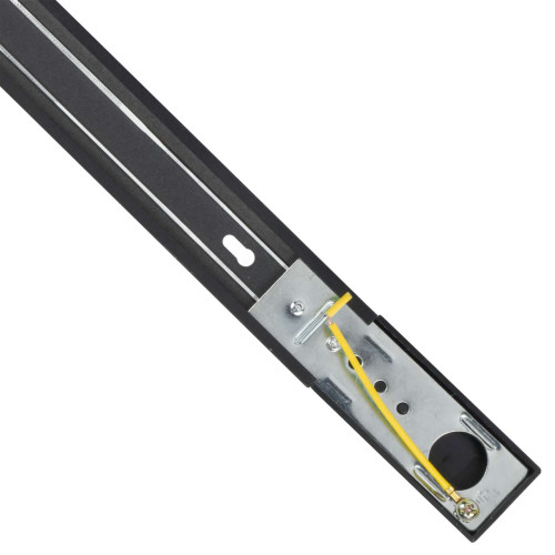 Шинопровод осветительный однофазный 2м черный IEK