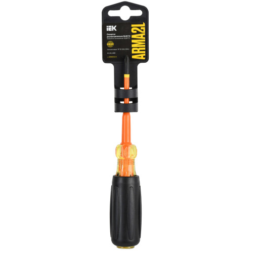 ARMA2L 5 Отвертка диэлектрическая SLIM PH/SL1х80 Т3 IEK