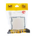 BRITE Розетка 1-местная с заземлением с защитными шторками и крышкой 16А IP44 РСбш10-3-44-БрЖ жемчуг IEK
