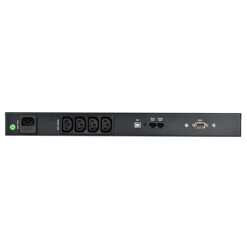 ITK ELECTRA LR ИБП 1U Линейно-интерактивный 750ВА/450Вт LCD АКБ 2х9AH 4хC13 USB RS232 SNMP слот