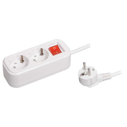 Удлинитель У02В 2 места 2P+PE/1,5м 3х1мм2 16А/250В CLASSIC IEK