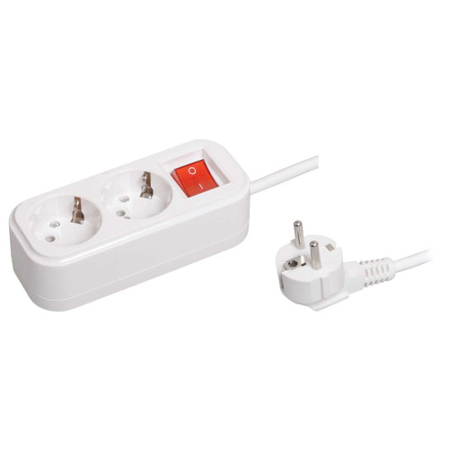 Удлинитель У02В 2 места 2P+PE/5м 3х1мм2 16А/250В CLASSIC IEK