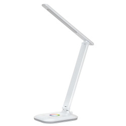 Светильник светодиодный настольный 2008 9Вт на подставке диммер RGB-ночник белый IEK