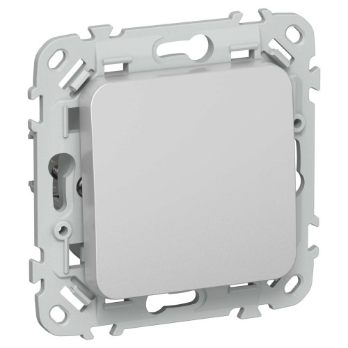 FLITE Выключатель 1-клавишный перекрестный 10А ВС71-1-0-ФлА алюминий IEK