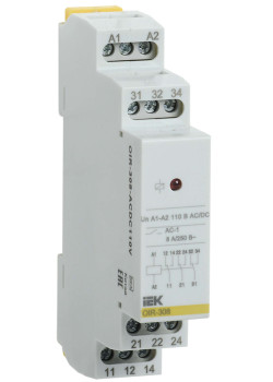 Реле промежуточное модульное OIR 3 контакта 8А 110В AC/DC IEK