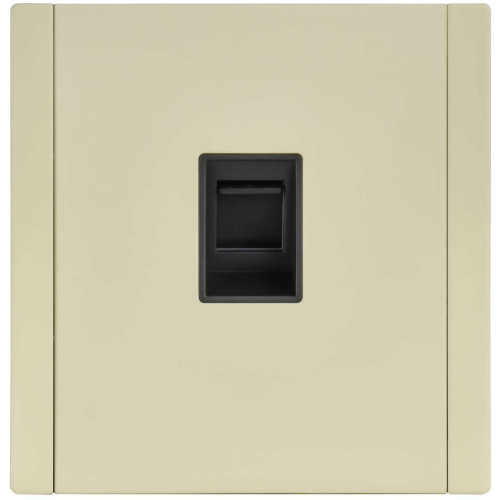 FORTE&PIANO Розетка компьютерная RJ45 кат.6 FP831M металл серый сланец IEK