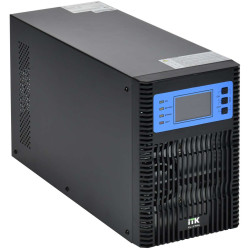 ITK ELECTRA OT ИБП однофазный онлайн 2кВА/2кВт LCD дисплей 48VDC 4хС13 с АКБ 4х9AH USB EPO RS232 SNMP слот Tower