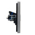 FORTE&PIANO Розетка компьютерная двойная RJ45 кат.6 FP534 сталь IEK