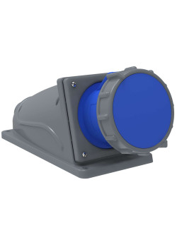 MAGNUM Розетка стационарная ССИ-133 63А-6ч/200-250В 2P+PE IP67 IEK