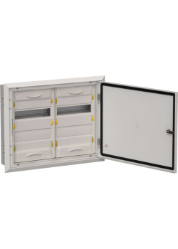 TITAN 5 Корпус металлический ЩРв-48 (2х24) 505х625х130мм IP31 серый (одна дверь) IEK