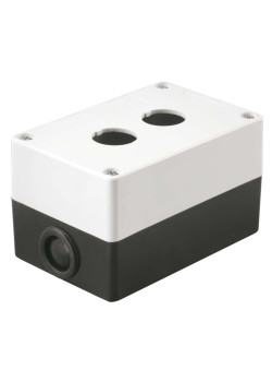 Корпус поста КП102 для кнопок управления 2 места белый IEK