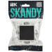 SKANDY Заглушка с суппортом SK-C01Bl черный IEK