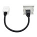 PRIMER РКМ-20-10-П Розетка мультимедийная HDMI M/M (2 модуля) белая IEK