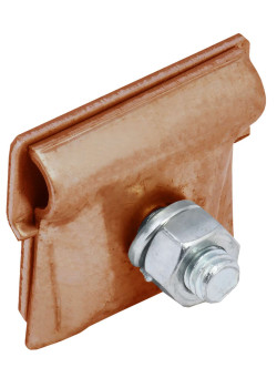 Держатель проводника круглого 6-10мм для фальца 0,6-3мм медь IEK