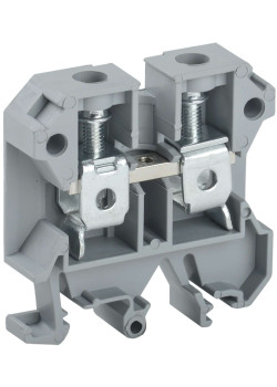 Клемма винтовая КВИ-16мм2 серая IEK