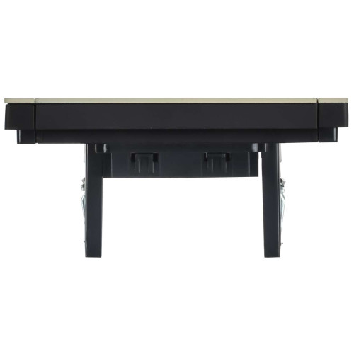 FORTE&PIANO Заглушка с суппортом FP841M металл серый сланец IEK FORTE&PIANO Заглушка с суппортом FP841M металл серый сланец IEK