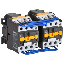 Контактор КМИ-23230 реверс 32А 400В/АС3 2NO IEK