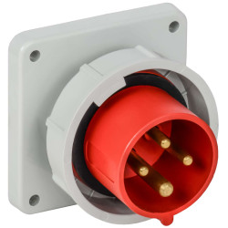 Вилка встраиваемая ССИ-3142 16А-6ч 380В 3P+PE IP67 IEK
