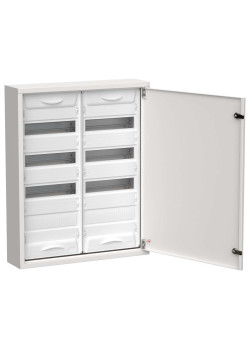 TITAN 5 Корпус металлический ЩРн-96 (2х48) 710х570х140мм IP31 белый (одна дверь) IEK