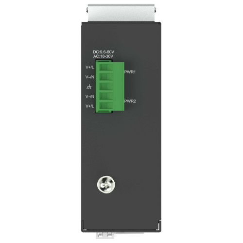 Коммутатор Ethernet промышленный неуправляемый ISU 2 SFP слота 100/1000BaseX 8 портов 10/100/1000BaseT разъем RJ45 24В AC/12/24/48В DC с резервированием ONI