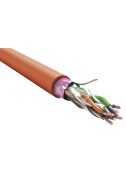 ITK Витая пара F/UTP кат. 5E 2х2х0,52 PVCLSнг(А)-FRLS оранжевый (305м)