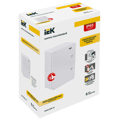 Корпус пластиковый ЩМПп 350х250х150мм УХЛ1 IP65 IEK