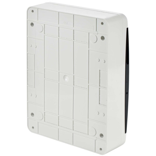 TEKFOR Корпус пластиковый ЩРН-П-24 IP41 черная прозрачная дверь IEK