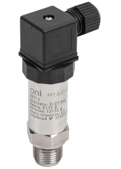Преобразователь избыточного давления PPT10 0,5% 0-25Бар 0-10В G1/2 DIN43650 ONI