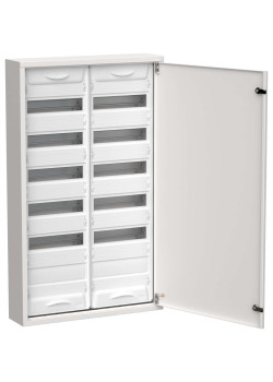 TITAN 5 Корпус металлический ЩРн-144 (2х72) 960х570х140мм IP31 белый (одна дверь) IEK