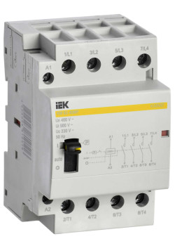 Контактор модульный с ручным управлением КМ63-40МР AC KARAT IEK