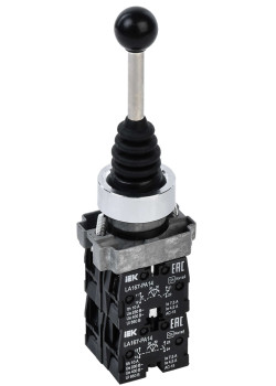 Джойстик LA167-PA14 на 4 положения 4NO с фиксацией черный IEK