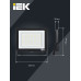 Прожектор СДО 06-100 светодиодный черный IP65 6500 K IEK
