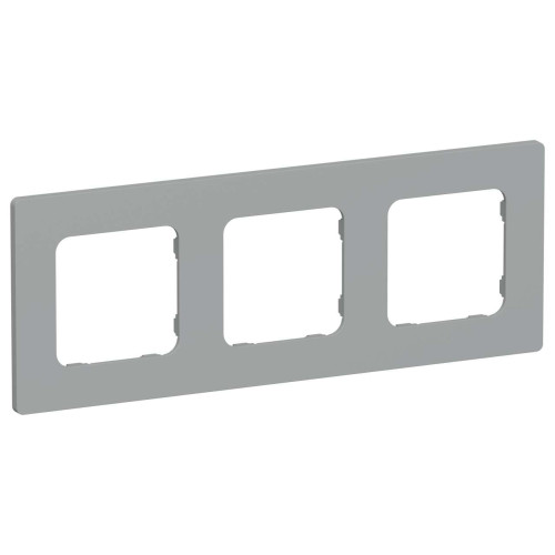 FLITE Рамка 3-местная РУ-3-К-ФлС серый IEK